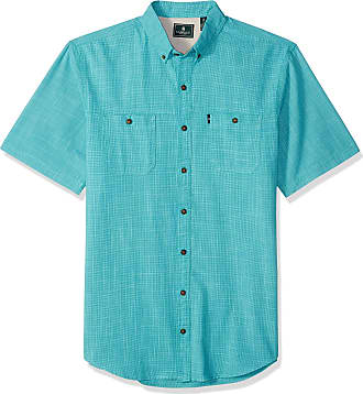 #5792 NEW Men's Cornsilk Button-Front Short Sleeve Shirt G.H Bass & Co 