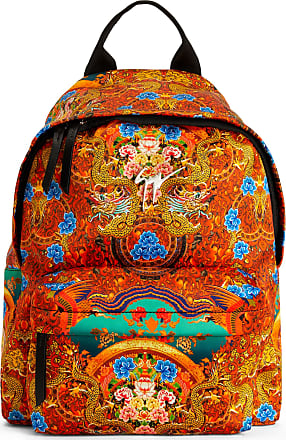 DEZIRO Oriental Blue and Gold Hippie Mandala Travel Backpack Large Bag School Multifunctional Backpack for Women&Men 19x14x7 Inch 