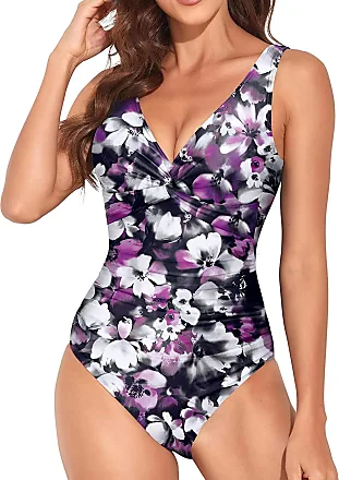 Holipick One Piece Swimsuit for Women Tummy Control Push Up 1 Piece Bathing  Suit Slimming V Neck Swimwear : : Clothing, Shoes & Accessories