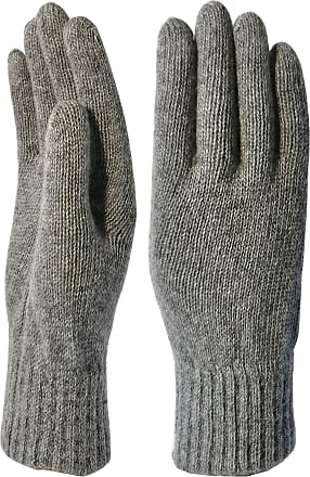 Guanti uomo in cashmere e lana grigio antracite - 1st American Cashmere  Milano