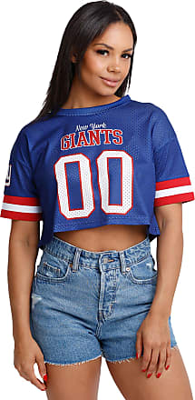 New York Giants Womens Tie-Dye Big Logo Crop Top FOCO
