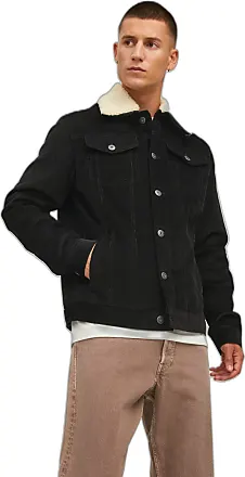 West Louis XL Denim Jacket Men Sherpa Fleece Lined Trucker Workwear Cotton