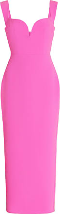 Alex Perry Womens Spencer Stretch Crepe Midi Dress - Pink - Moda Operandi