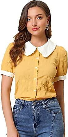 Femme Vêtements Tops Chemises Chemise ample à rayures Coton P.A.R.O.S.H en coloris Jaune 