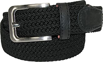 Black Braided Stretch Belt