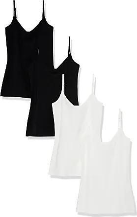 Essentials Women's 4-Pack Slim-Fit Camisole : : Clothing,  Shoes & Accessories
