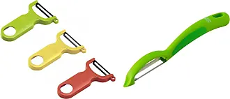 Kuhn Rikon Original Swiss Translucent Peeler Set - Red/Green/Yellow