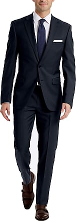 Calvin Klein Mens Slim Fit Suit Separates, Solid Navy, 40 Regular