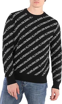 CALVIN KLEIN JEANS - Women's turtleneck pullover with monogram - Black -  J20J221960BEH