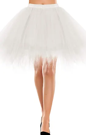 Women's White Tulle Skirts gifts - up to −77%