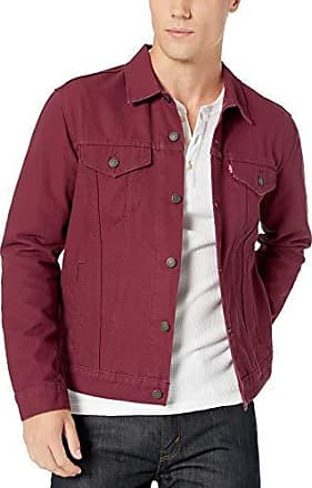 burgundy levi jacket