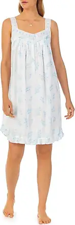 Eileen West Short Nightgown Sleeveless Peri SM at  Women's Clothing  store