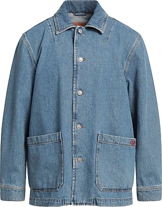 DIESEL D-Hennes Hooded Denim Jacket - Blue