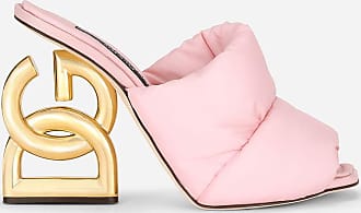 Sandalen und Wedges Mule aus glänzendem Kalbsleder mit Absatz 3.5 female 36 Dolce & Gabbana Damen Schuhe Sandalen Sandalen mit Absatz 