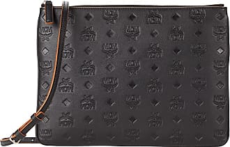 MCM Klara Monogram Leather Crossbody Pouch