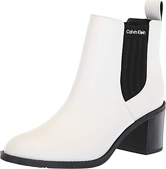 calvin klein fimora nappa leather ankle bootie
