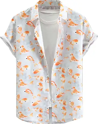 Laranja Camisas De Colarinho Americano: 1 Produtos & a R$ 88,92+