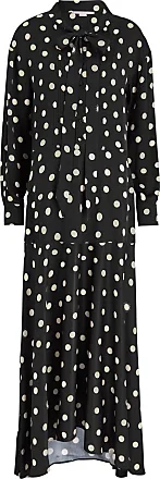 Stella McCartney polka dot bib-panel blouse - Black