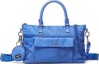 Desigual Holbox Shoulder Bag Handtasche Tasche Lakey Petrucho Blau 