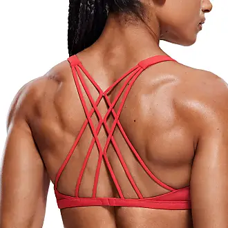 Women's Sexy Low Back Sport Bra Longline Medium Support Padded Yoga Fitness  Crop Top Sport Bra, Apricot, Medium : : Clothing, Shoes &  Accessories