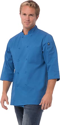 BRAND NEW CHEFS JACKET WITH CONTRAST TRIM BLACK OR WHITE BANQUET COAT UNISEX 