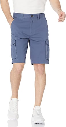 Heren Kleding voor voor Shorts voor Cargoshorts Amazon Essentials Synthetisch Slim-fit Kreukbestendige Stretch Dress Pant Zwart in het Blauw voor heren 