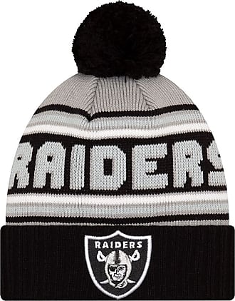 New Era Authentic Collection Raiders Raider Sideline Cold Weather Cuffed  Knit Beanie Skully Cap Hat One Size Fit Most