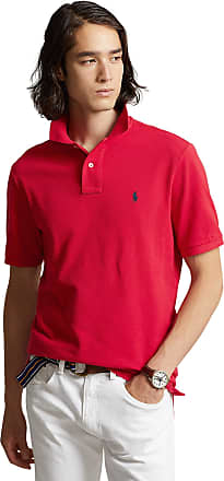 Polo Ralph Lauren Slim Fit Mesh Polo Shirt, Red