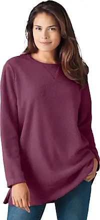  Woman Within Womens Plus Size Sherpa Sweatshirt - 4X