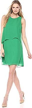 Tiana B. Tiana B Womens Chiffon Shift Dress, Green, 6
