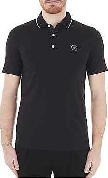 Hombre Ropa de Camisetas y polos de Camisetas de manga corta Camiseta negra con logo pequeño Armani Exchange de hombre de color Negro 
