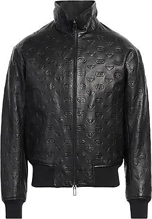 Veste cuir shops armani