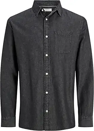 Shops chemise en jean noir homme