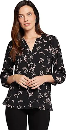 NWT NYDJ Black Embellished Modern Blouse size purchases Medium