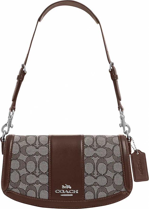 Coach jacquard fashion crossbody