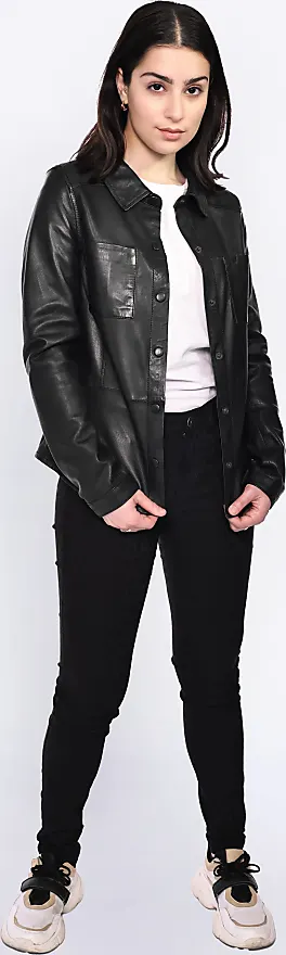 Vergleiche Preise für Lederjacke MAZE 42020134 Gr. XL, schwarz (black)  Damen Jacken Lederjacken - Maze | Stylight