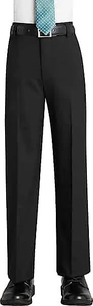 Compare Prices for Husky Boys Mens Suit Separates Pants Black Solid ...