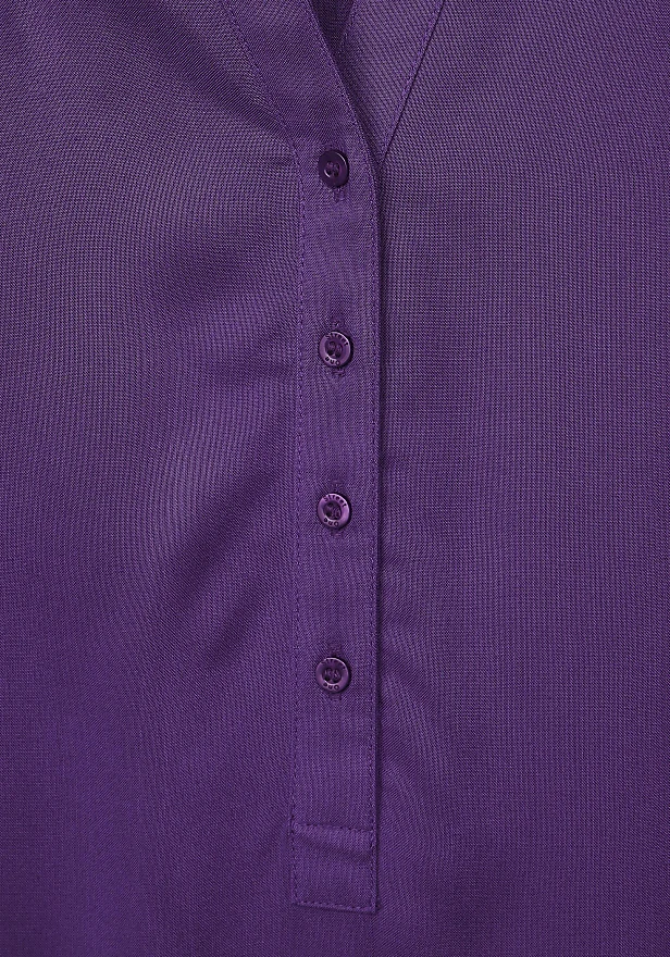 Vergleiche Preise für One Shirtbluse 44, - Blusen Stylight pure lilac) | langarm lila STREET (deep Damen Seitenschlitzen mit Gr. Street ONE