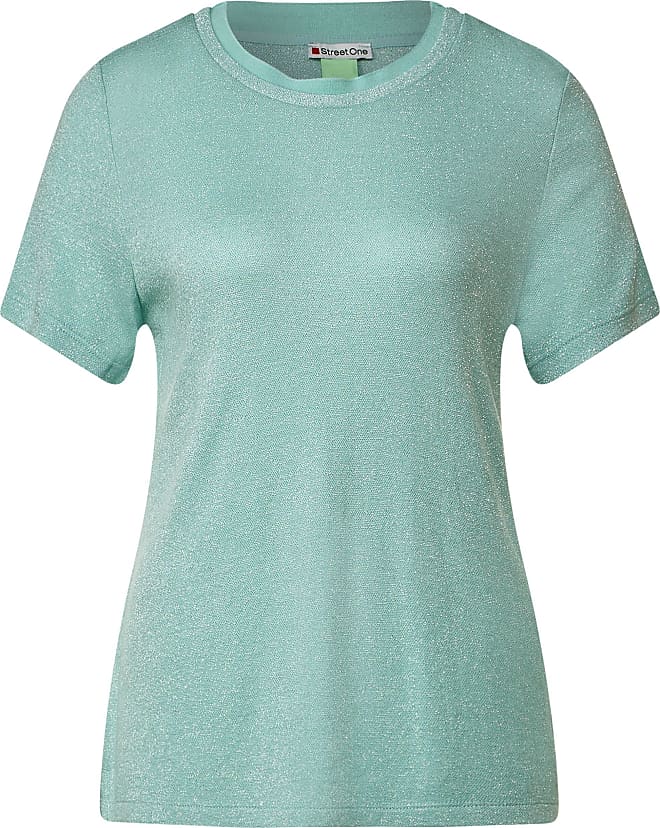 Gr. One grün 36, T-Shirt green) ONE Vergleiche Unifarbe Damen Jersey Shirts (soft Stylight Street STREET in - | für lagoon Preise