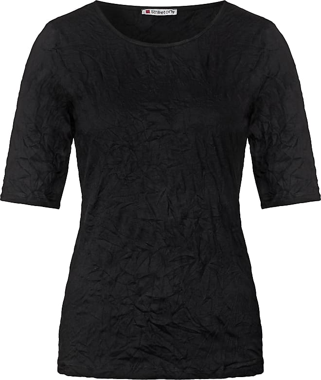 Vergleiche Preise für softem | 34, Materialmix One ONE aus Damen Jersey Street Rundhalsshirt schwarz STREET Shirts (black) Gr. Stylight 