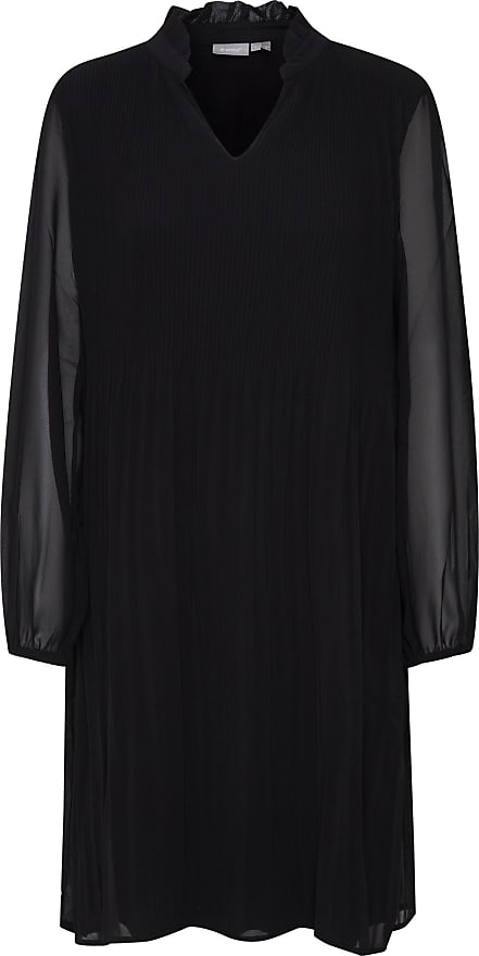 Vergleiche Preise für Fransa US-Größen, L, Fransa (black) - Damen | FRANSA Kleider Blusenkleider 20609988 Dress Stylight 2 schwarz - Gr. Blusenkleid FRDAJAPLISSE