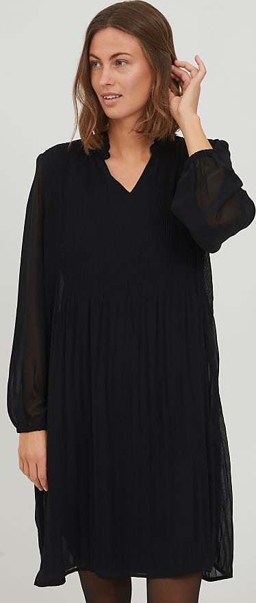 Vergleiche Preise für Fransa FRANSA Dress | FRDAJAPLISSE Stylight schwarz Damen US-Größen, Blusenkleider - 2 - Kleider Fransa (black) Gr. Blusenkleid L, 20609988