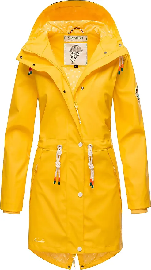 Vergleiche Preise für Damen Übergangsjacke Regenmantel wasserdicht lang mit  Kapuze Tropical Stormoo Navy Gr. XL - Navahoo | Stylight
