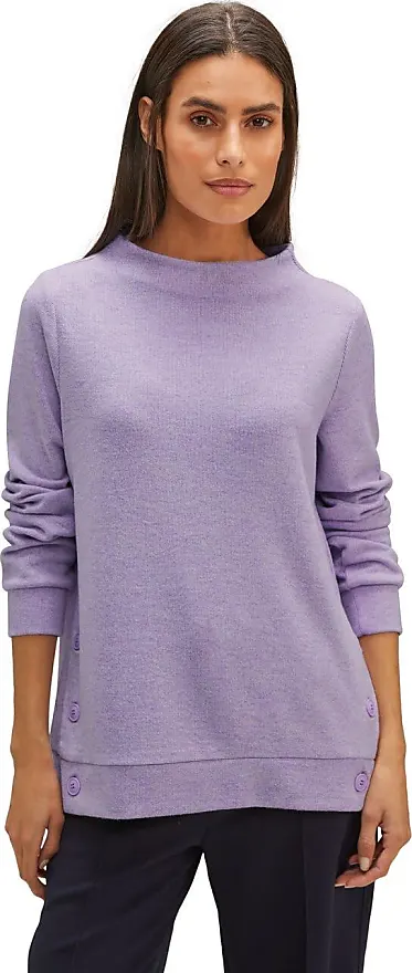 Vergleiche Preise Street Langarmshirt, Damen für cm 38 | Melange, Pure One A320569 - Stylight Lilac Soft