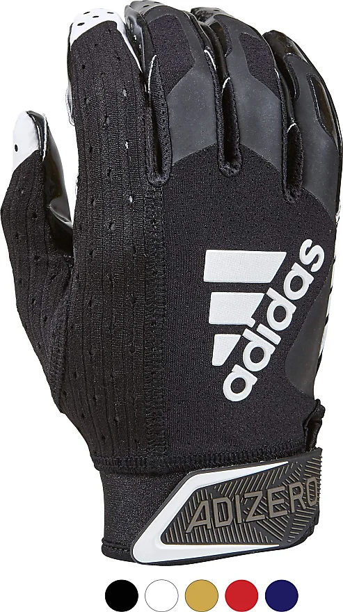 Compare Prices for Adizero 9.0 Adult Football Gloves, 4XL, Black/White ...