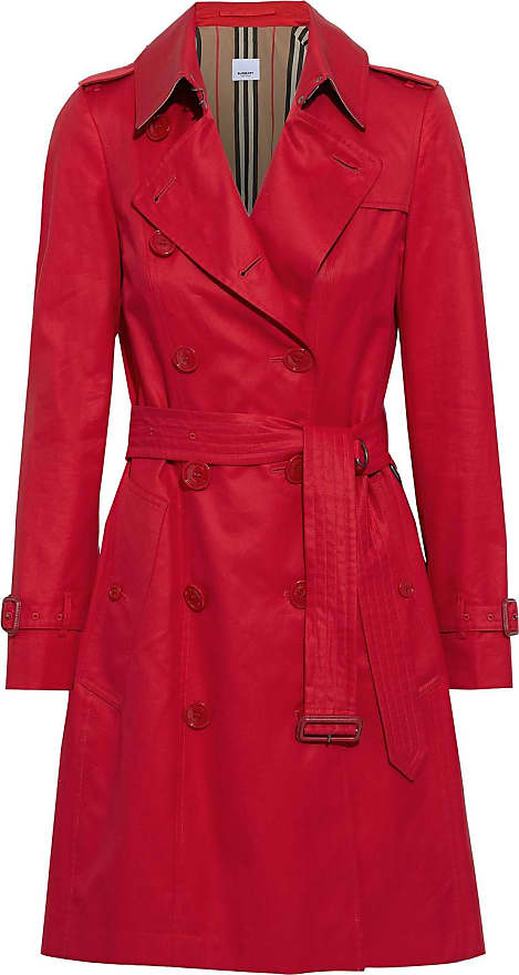 Blake Lively's red vinyl trench coat is everything | Stylight