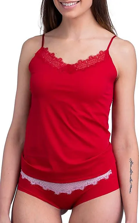 Uwila Warrior, Women's Soft Silk Brief, Fiery (Red, Size X-Small)