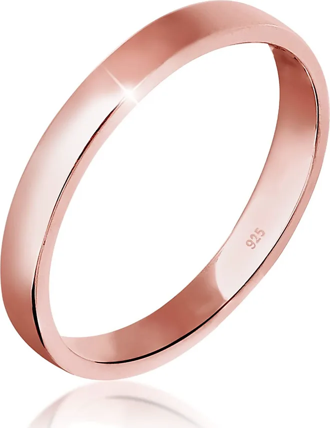 Vergleiche Preise für Ring Damen Verlobung Silber - Elli Rosévergoldet Sterling | Stylight in Basic 925