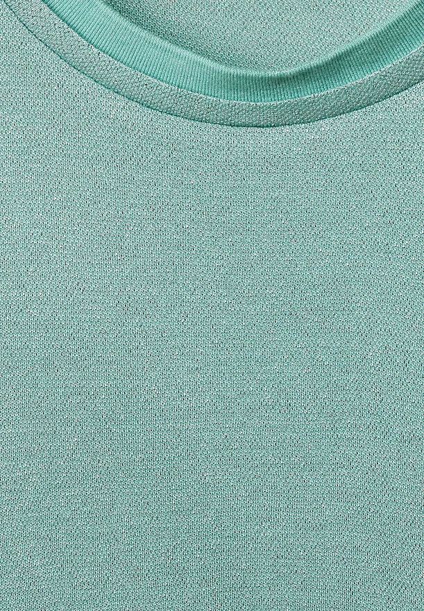 Vergleiche Preise für T-Shirt STREET ONE Gr. 36, grün (soft lagoon green)  Damen Shirts Jersey in Unifarbe - Street One | Stylight