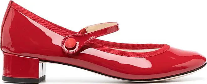 Compare Prices for Lio Mary Jane 35mm leather pumps - women - Calf  Leather/Calf Leather/Calf Leather/Rubber - 38 - Red - Repetto | Stylight